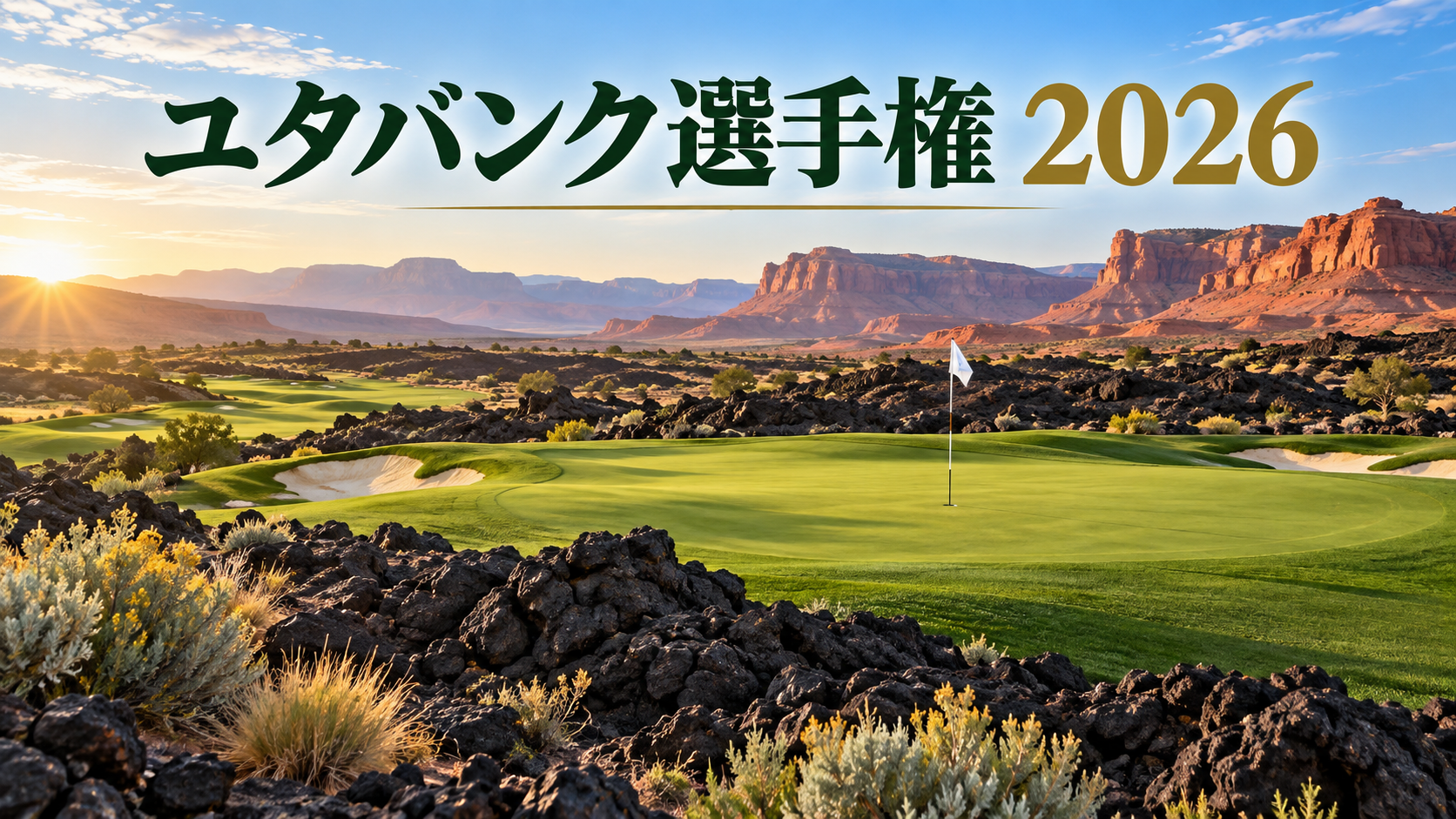 ユタバンク選手権2026の出場選手と注目選手・確認方法の大会イメージイラスト