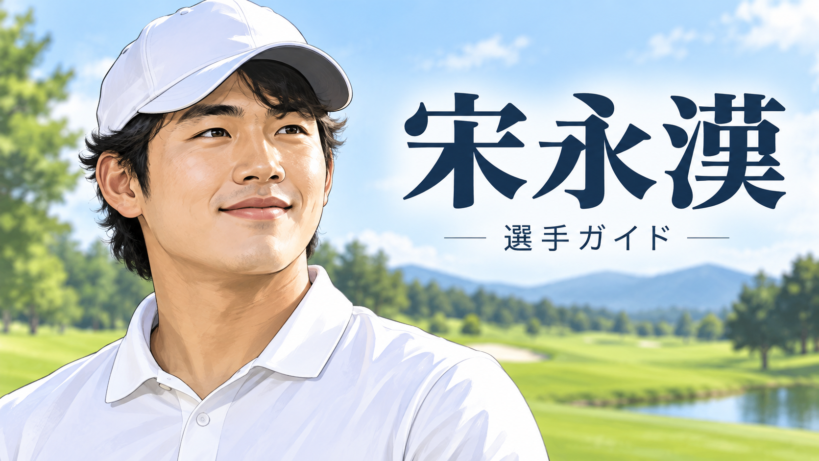宋永漢の似顔絵イラスト