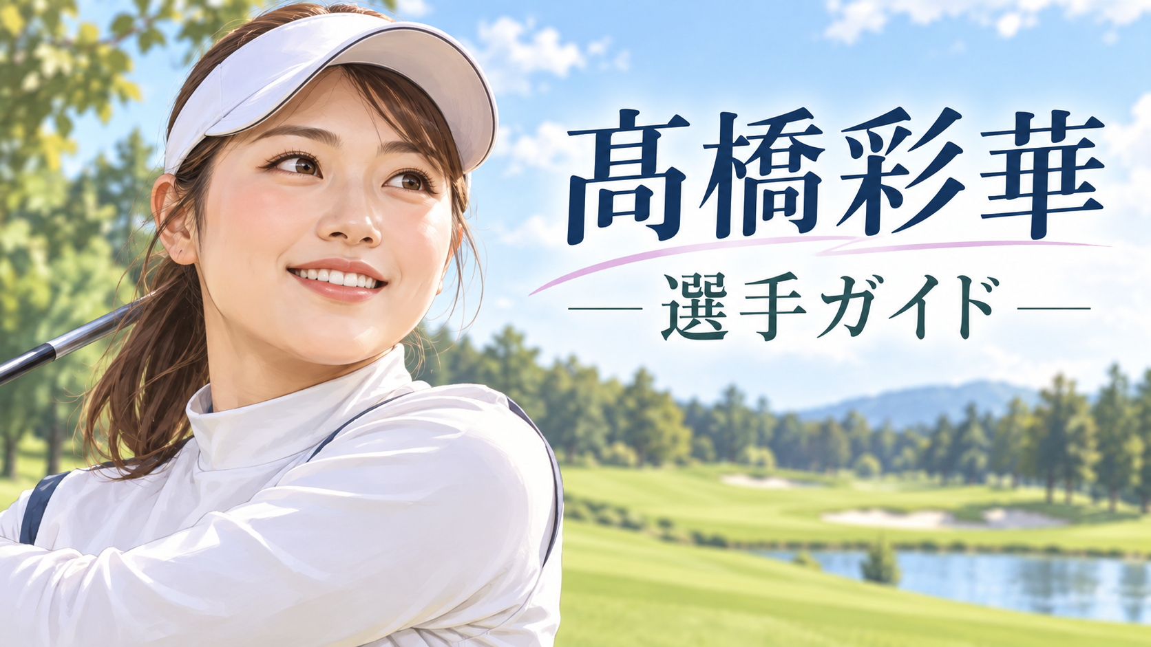 髙橋彩華の似顔絵イラスト