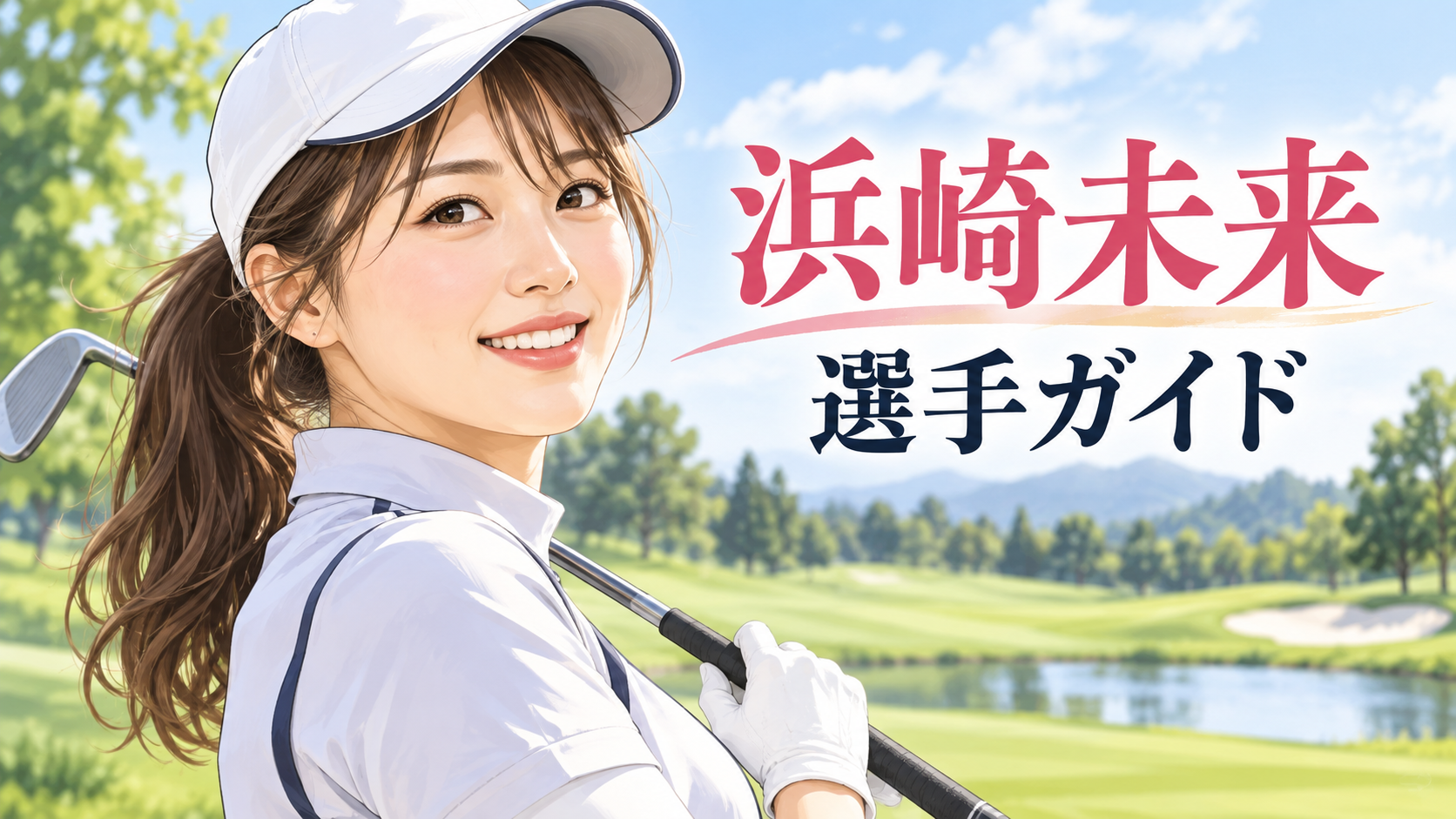 浜崎未来の似顔絵イラスト